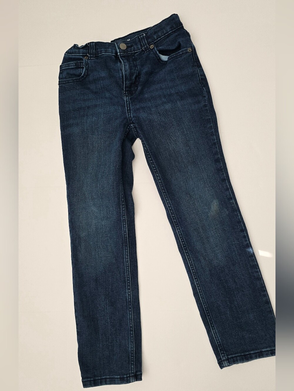 Girl's Dark Blue Stretch Jeans
